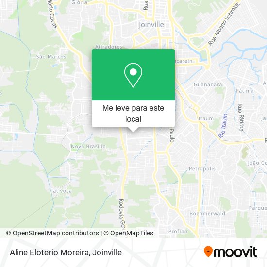 Aline Eloterio Moreira mapa
