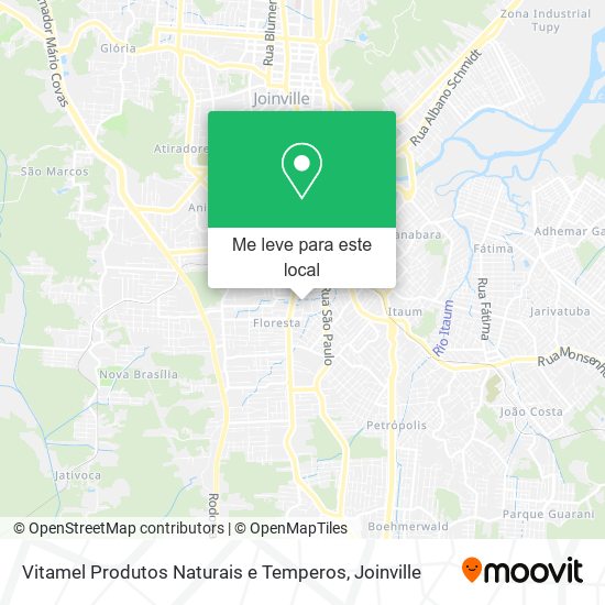Vitamel Produtos Naturais e Temperos mapa