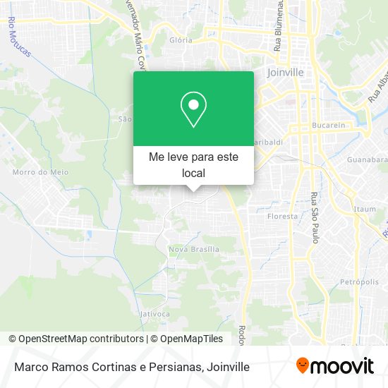 Marco Ramos Cortinas e Persianas mapa