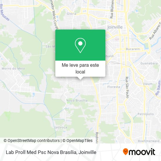 Lab Proll Med Psc Nova Brasília mapa