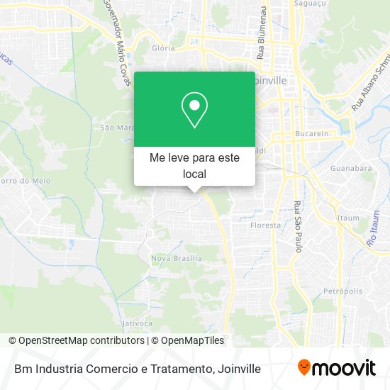 Bm Industria Comercio e Tratamento mapa