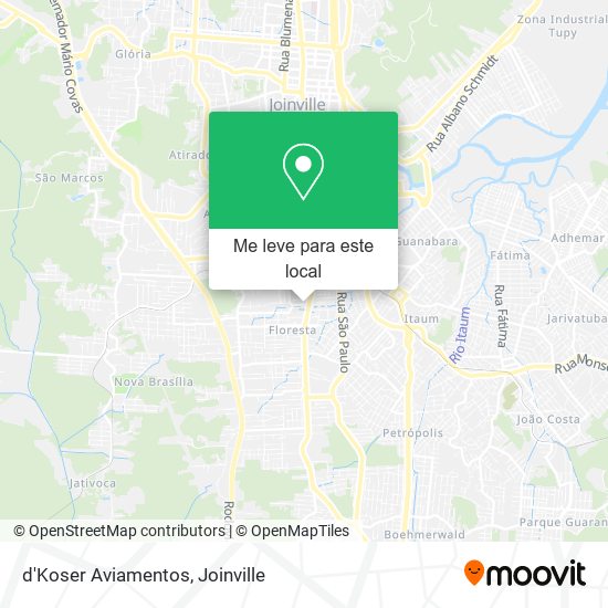 d'Koser Aviamentos mapa