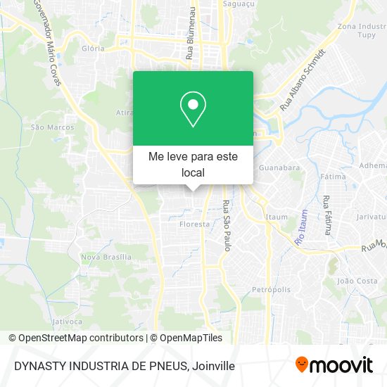 DYNASTY INDUSTRIA DE PNEUS mapa