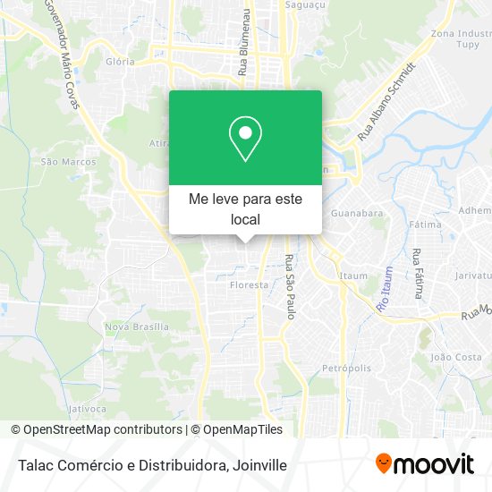 Talac Comércio e Distribuidora mapa