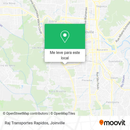 Raj Transportes Rapidos mapa