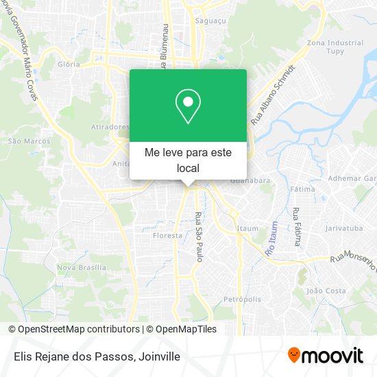 Elis Rejane dos Passos mapa