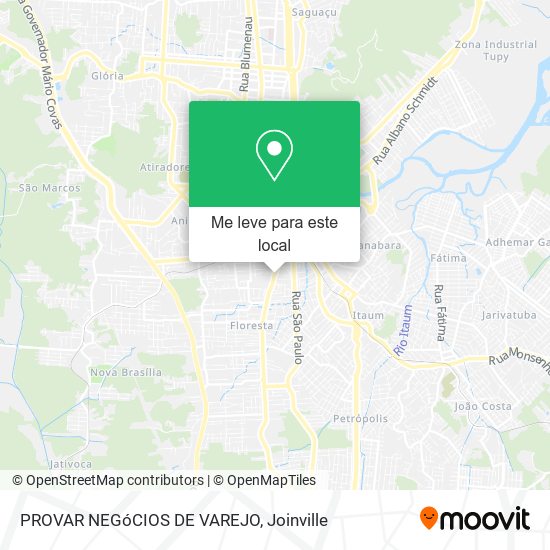 PROVAR NEGóCIOS DE VAREJO mapa