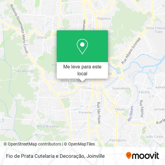 Fio de Prata Cutelaria e Decoração mapa