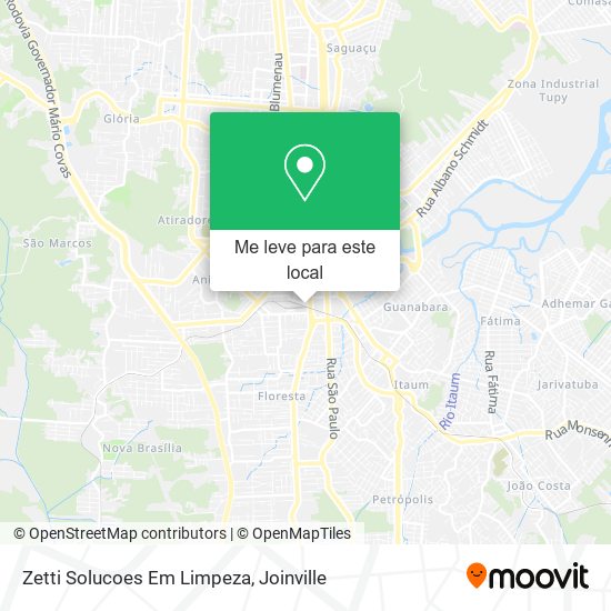 Zetti Solucoes Em Limpeza mapa