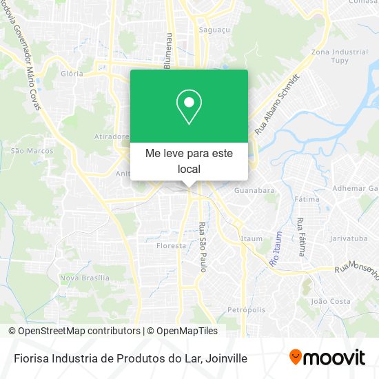 Fiorisa Industria de Produtos do Lar mapa