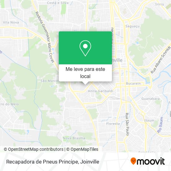 Recapadora de Pneus Principe mapa