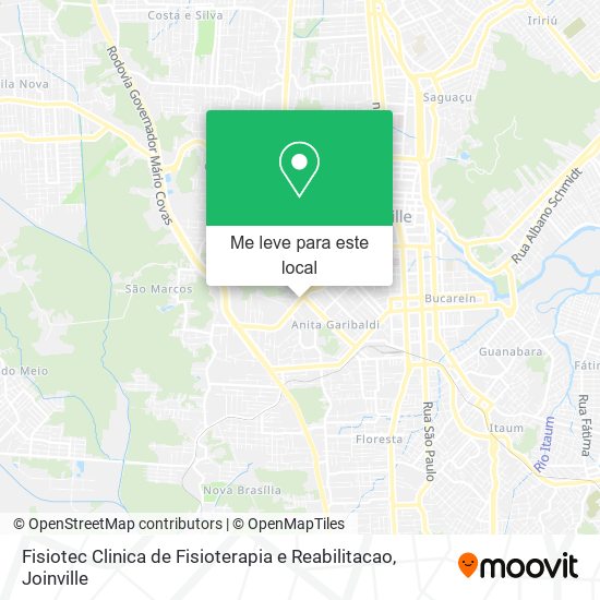 Fisiotec Clinica de Fisioterapia e Reabilitacao mapa