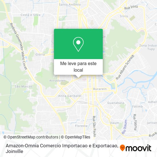 Amazon-Omnia Comercio Importacao e Exportacao mapa