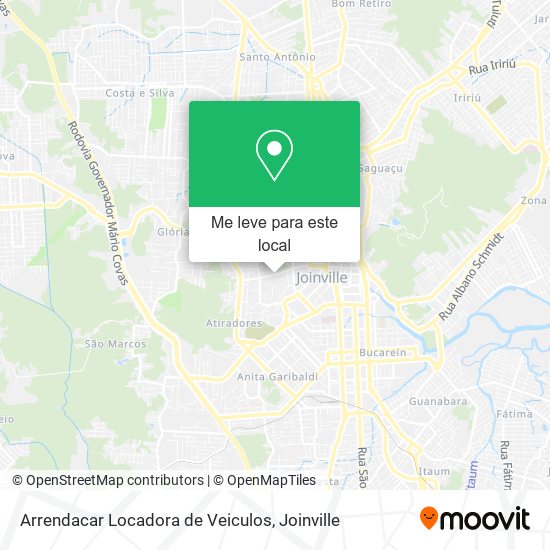 Arrendacar Locadora de Veiculos mapa