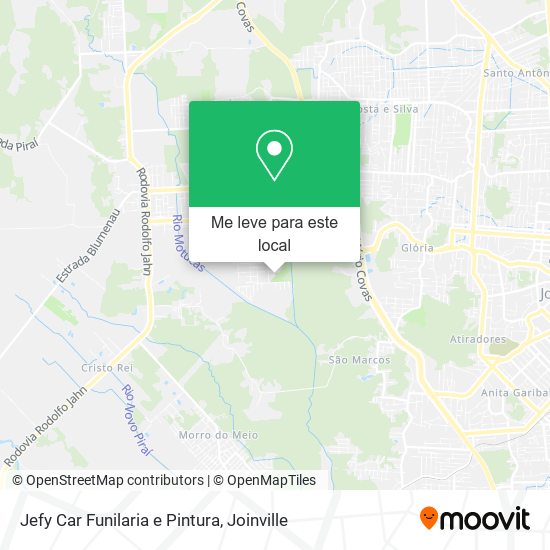 Jefy Car Funilaria e Pintura mapa