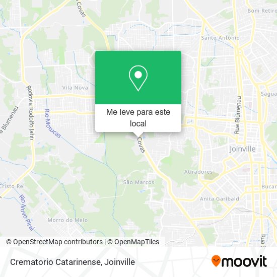 Crematorio Catarinense mapa