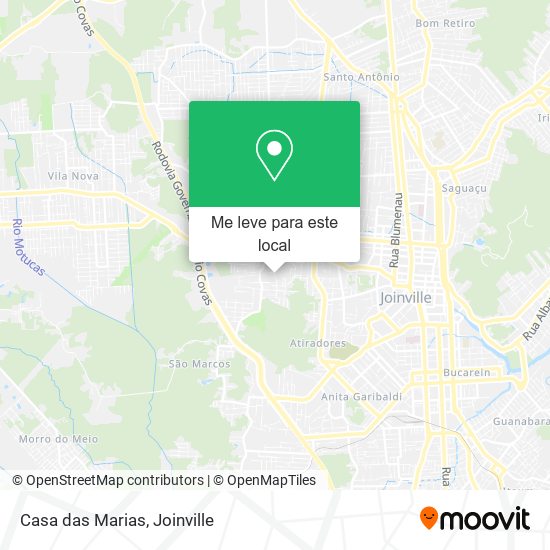 Casa das Marias mapa