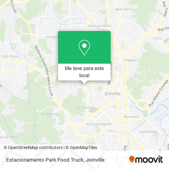 Estacionamento Park Food Truck mapa