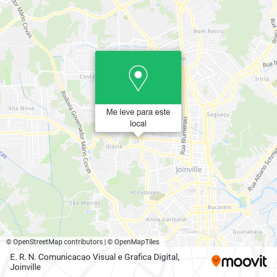 E. R. N. Comunicacao Visual e Grafica Digital mapa