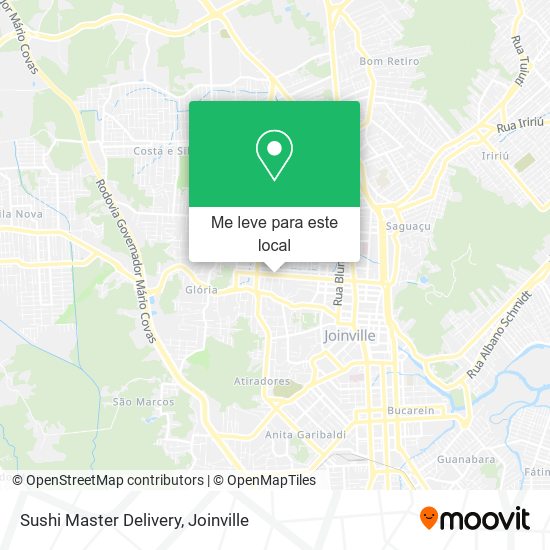 Sushi Master Delivery mapa