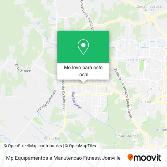 Mp Equipamentos e Manutencao Fitness mapa
