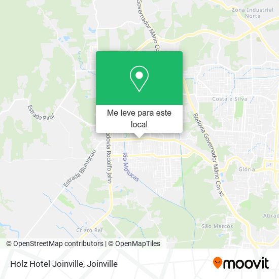 Holz Hotel Joinville mapa
