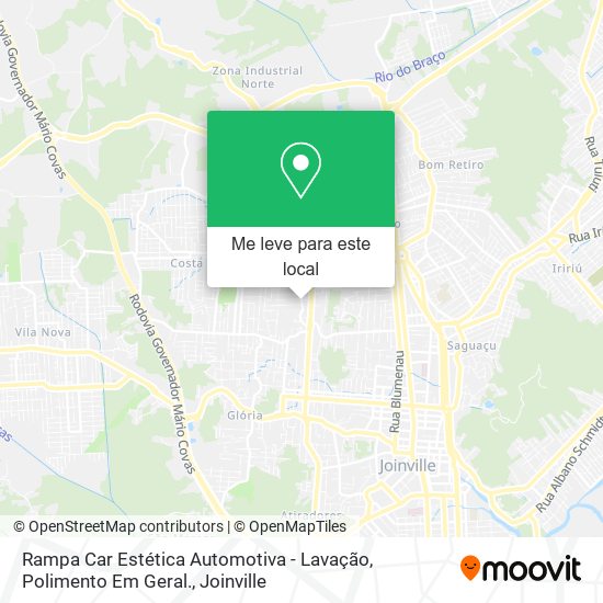 Rampa Car Estética Automotiva - Lavação, Polimento Em Geral. mapa