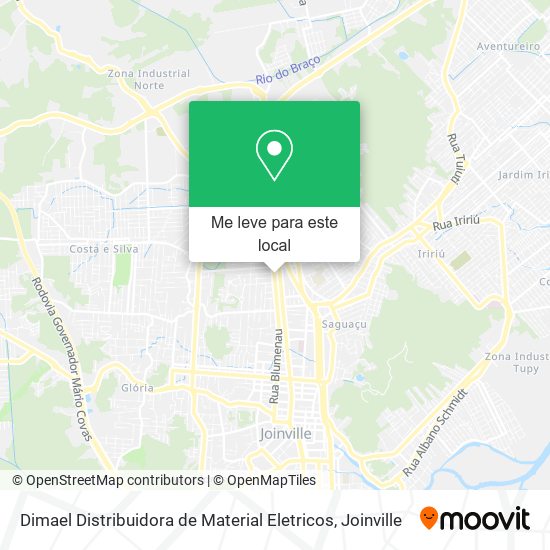 Dimael Distribuidora de Material Eletricos mapa