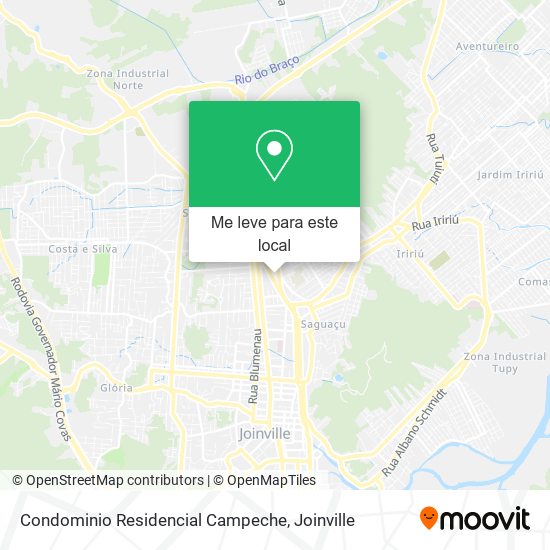 Condominio Residencial Campeche mapa