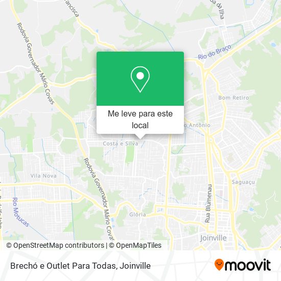 Brechó e Outlet Para Todas mapa