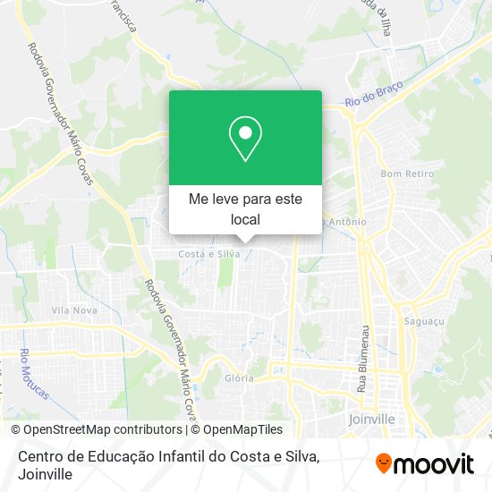 Centro de Educação Infantil do Costa e Silva mapa