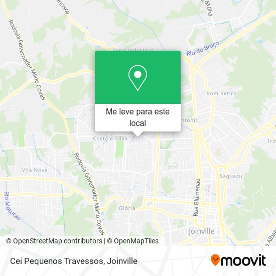 Cei Pequenos Travessos mapa