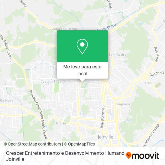 Crescer Entretenimento e Desenvolvimento Humano mapa