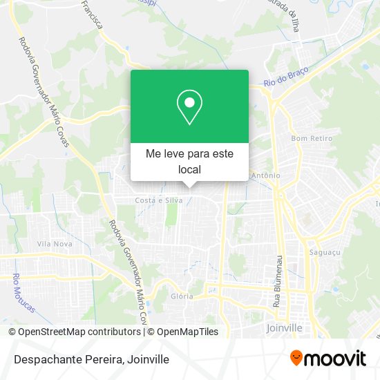 Despachante Pereira mapa