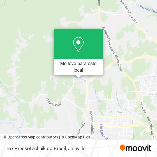 Tox Pressotechnik do Brasil mapa