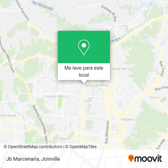 Jb Marcenaria mapa