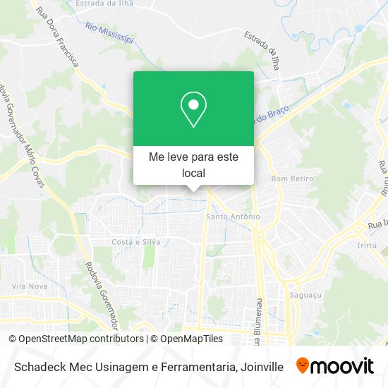 Schadeck Mec Usinagem e Ferramentaria mapa