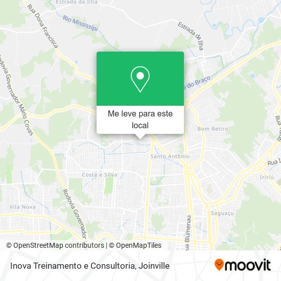 Inova Treinamento e Consultoria mapa