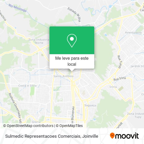 Sulmedic Representacoes Comerciais mapa