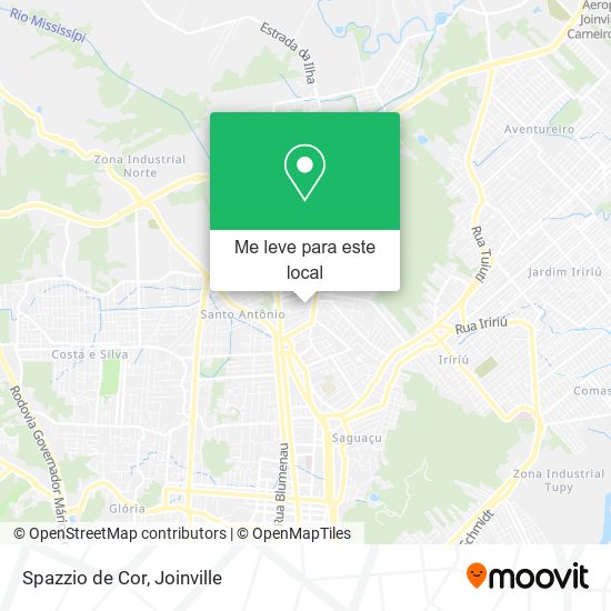 Spazzio de Cor mapa