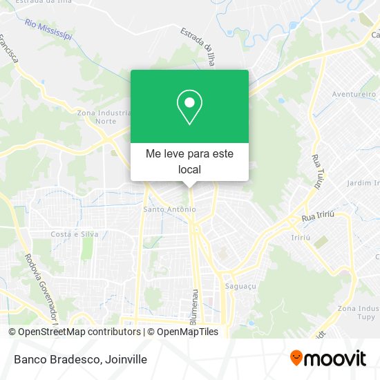 Banco Bradesco mapa
