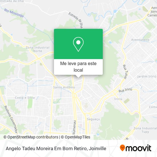 Angelo Tadeu Moreira Em Bom Retiro mapa