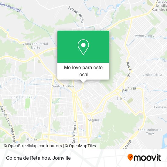 Colcha de Retalhos mapa