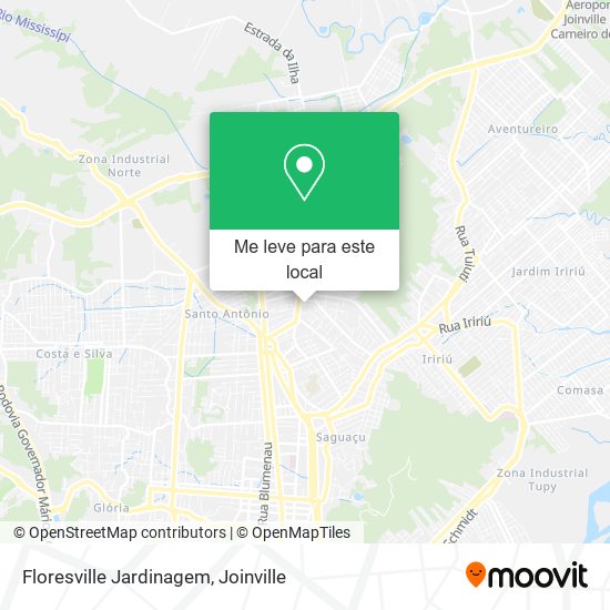 Floresville Jardinagem mapa