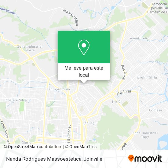 Nanda Rodrigues Massoestetica mapa