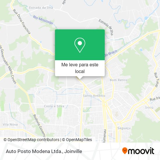 Auto Posto Modena Ltda. mapa
