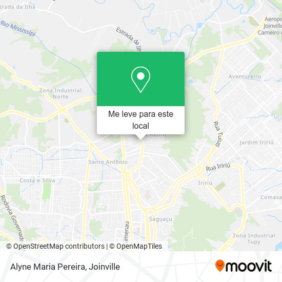 Alyne Maria Pereira mapa