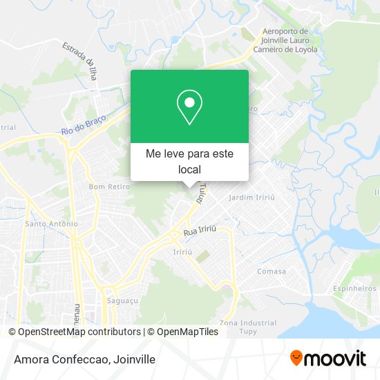Amora Confeccao mapa
