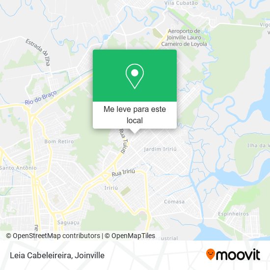 Leia Cabeleireira mapa