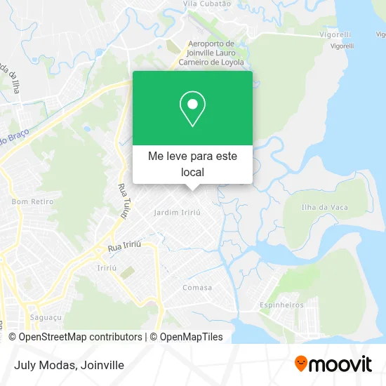 July Modas mapa